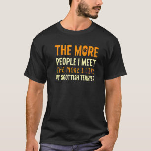 Camiseta Más personas conozco el territorio escocés de perr