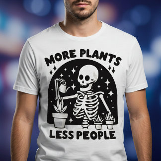 Camiseta Más plantas menos personas