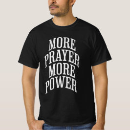 Camiseta Más poder de oración