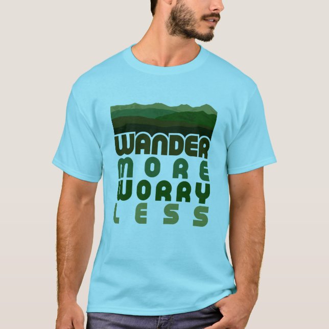 Camiseta Más preocupación menos (Anverso)