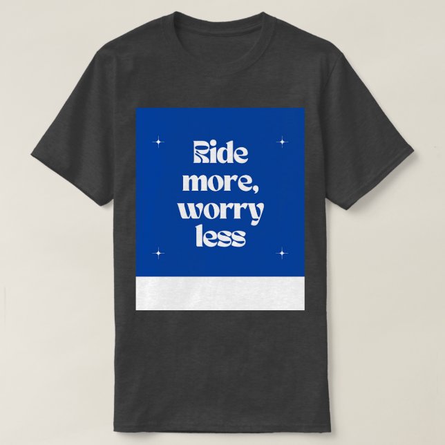 Camiseta Más preocupación menos Tote (Diseño del anverso)