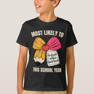 Camiseta Más Probable De Este Año Escolar Ser Encontrado Co