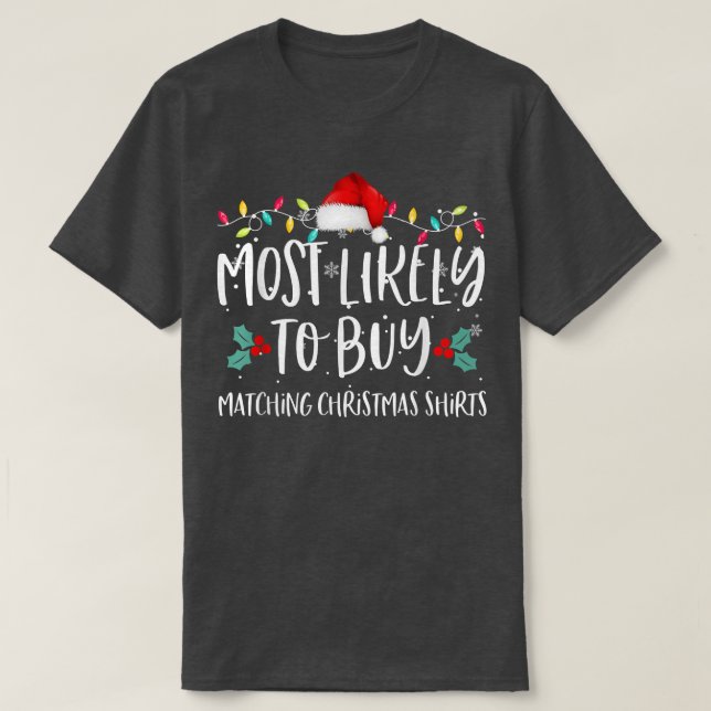 Camiseta Más probable es que compren a la familia de los Na (Diseño del anverso)
