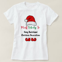 Más probable para la camiseta: Divertido Dachshund