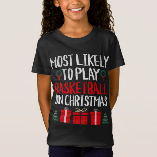 CAMISETA MÁS PROBABLE QUE JUEGUE BALONCESTO EN NAVIDAD DIVE