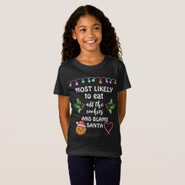 Camiseta Más Probable Que Se Coma Todas Las Galletas Y Culp