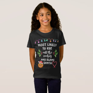 Camiseta Más Probable Que Se Coma Todas Las Galletas Y Culp