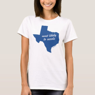 Camiseta Más probable que se separe (verde de las mujeres)