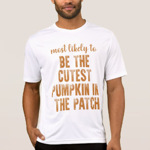 Camiseta Más Probable Que Sea La Calabaza Más Bonita Del Pa