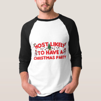 Camiseta más probable que tenga un fiesta de Navidades