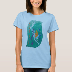 Camiseta más profunda que se zambulle - mujeres