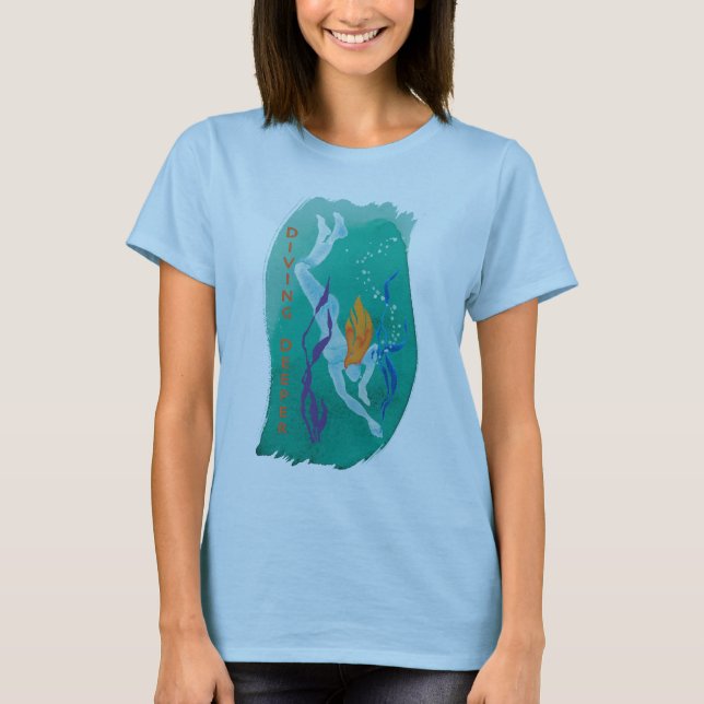 Camiseta más profunda que se zambulle - mujeres (Anverso)
