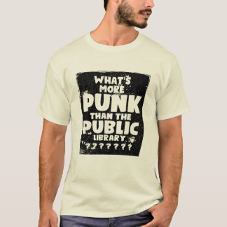 Camiseta Más Punk que la biblioteca pública