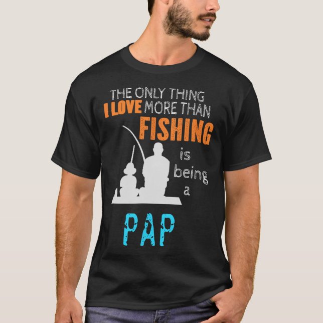 Camiseta Más que amar al abuelo especial de Pap Ping (Anverso)