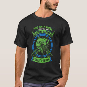 Camiseta Más Que Amor Pesca Gran Pawpaw Especial Grande