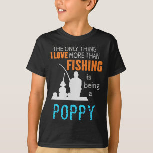 Camiseta Más que amor pescar amapola especial abuelo 