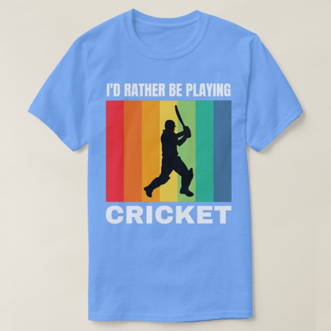Camiseta Más Que Jugar Cricket (Diseño del anverso)