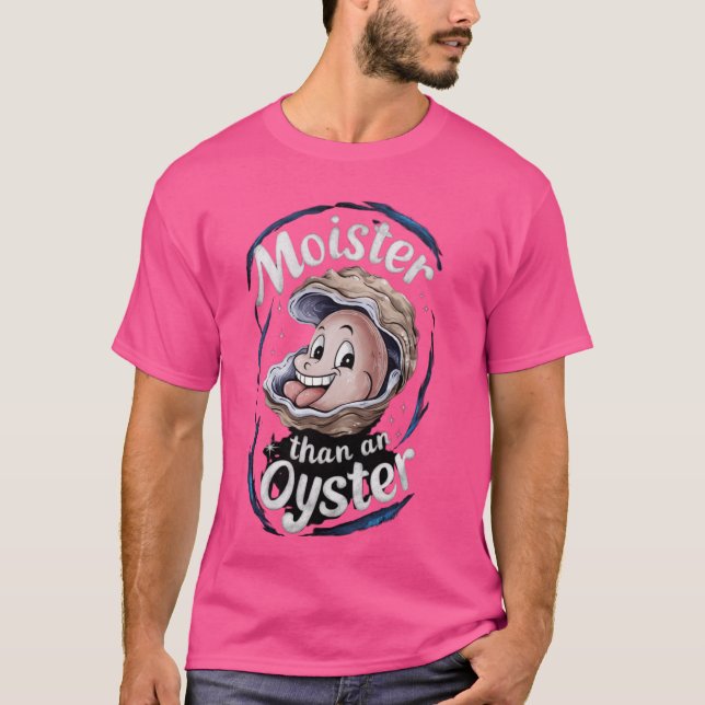 Camiseta Más que ostras, divertida concha de conchas (Anverso)