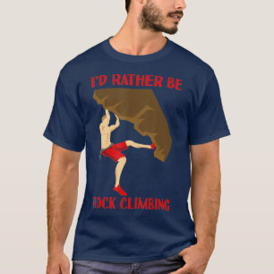 Camiseta Más Que Ser Rock Escalando Bouldering