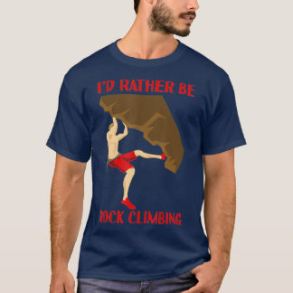 Camiseta Más Que Ser Rock Escalando Bouldering