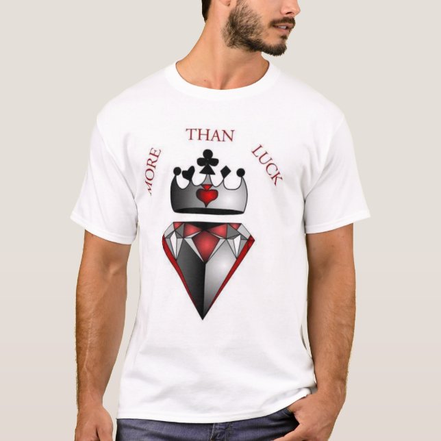 Camiseta Más que suerte (Anverso)