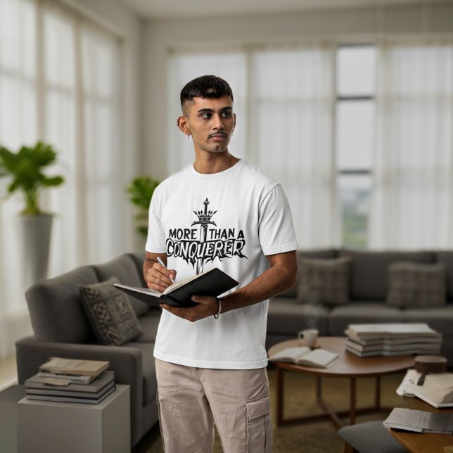 Camiseta Más que un conquistador  (Subido por el creador)
