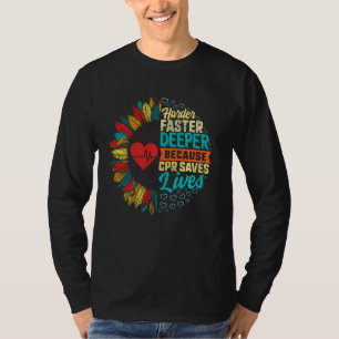 Camiseta Más Rápido El Cpr Ahorra Vidas Enfermeras Cpr Hea