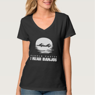 Camiseta Más rápido se oye Banjos Rafting 1