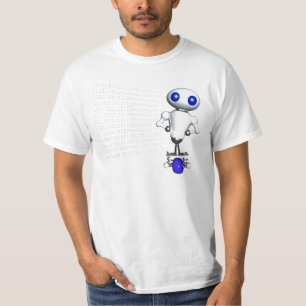 CAMISETA MÁS REDONDO CON CÓDIGO BINARIO