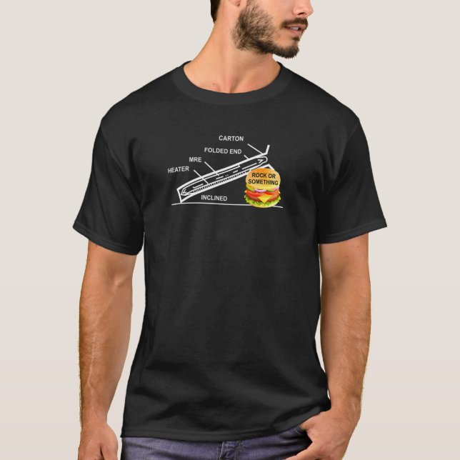 Camiseta Más Rock O Algo De Cheeseburger (Anverso)