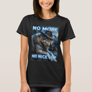 Camiseta Más señor tipo agradable meme vergonzoso lobos div