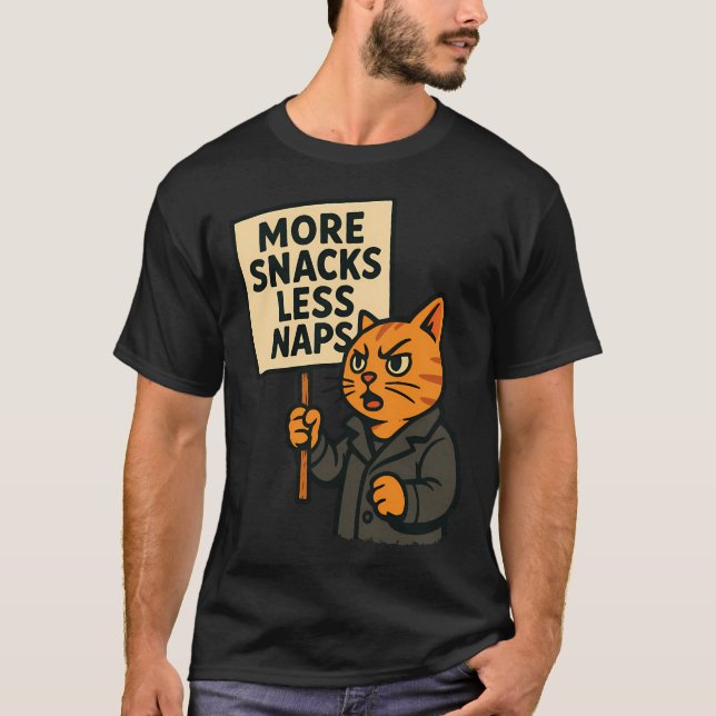 Camiseta Más Snacks Menos Sueñecitos (Anverso)