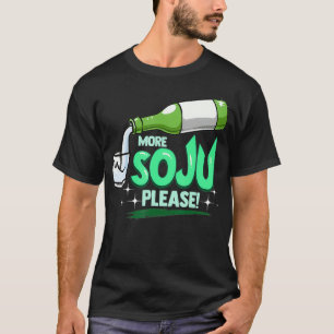 Camiseta Más Soju por favor bebida coreana