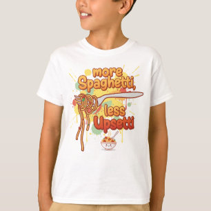 Camiseta Más Spaghetti Menos Upsetti - Comida divertida