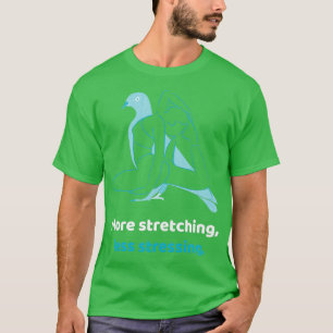 Camiseta Más Stretching Menos Diseño Destacado