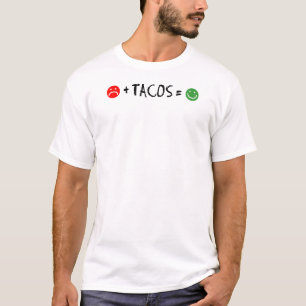 Camiseta Más tacos son igual a felicidad