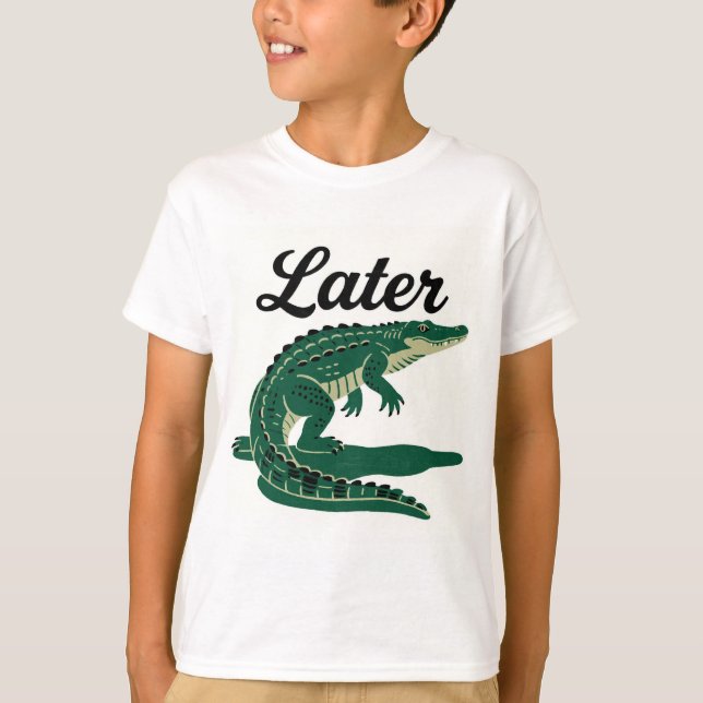 Camiseta Más tarde Gator: Un adiós iluminado (Anverso)