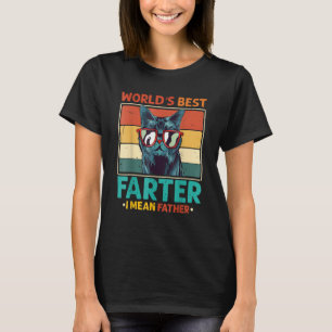 Camiseta Más Tarde Me Refiero Al Padre Mejor Papá Gato Del 