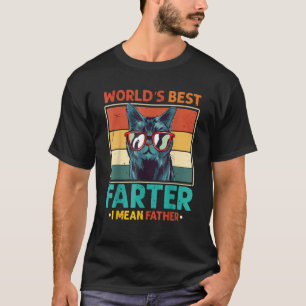 Camiseta Más Tarde Me Refiero Al Padre Mejor Papá Gato Del