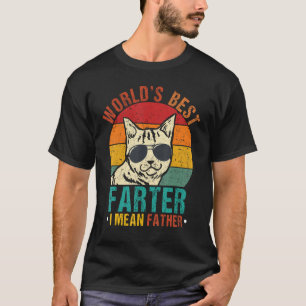 Camiseta Más Tarde Me Refiero Al Padre Mejor Papá Gato Del