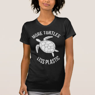 Camiseta Más tortugas menos plástico Día del Cambio Climáti
