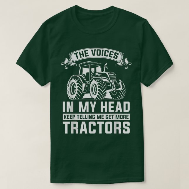 Camiseta Más Tractores, más sueños de visiones (Diseño del anverso)