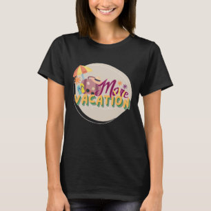 Camiseta más vacaciones