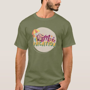 Camiseta más vacaciones