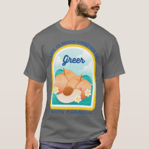 Camiseta Más verde recuerdo de turistas de SC Peach de la o