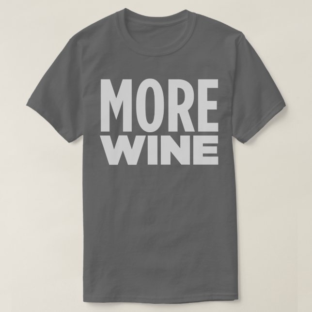 CAMISETA MÁS VINO (Diseño del anverso)