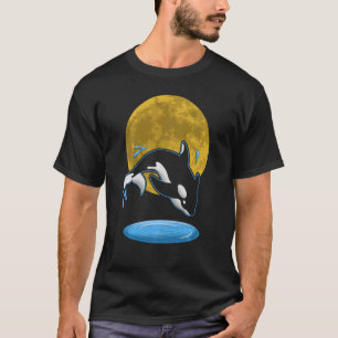 Camiseta Masa completa Orca Animal Moonlight Killer Whale S