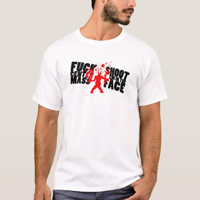 Camiseta Masa de centro del F@#%, em del lanzamiento en la (Anverso)