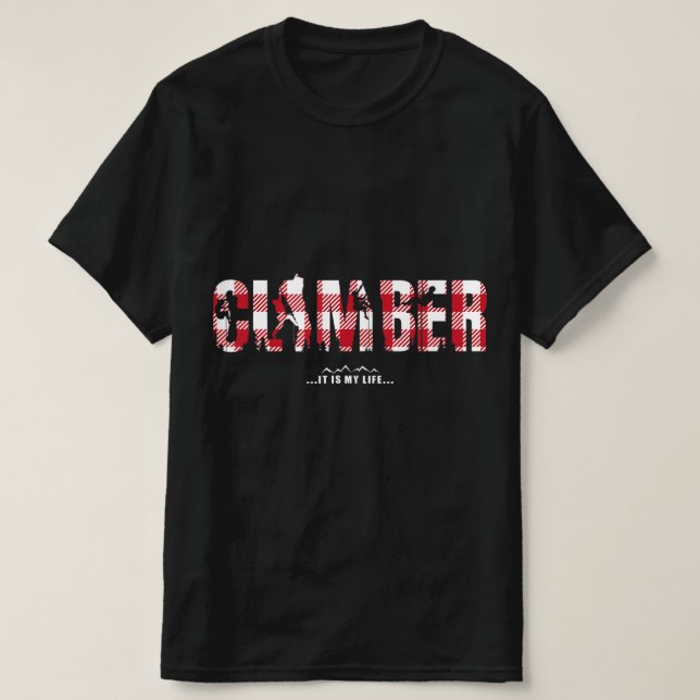 Camiseta Masa de escalada Búfalo Tapado Grafium Climber It (Diseño del anverso)