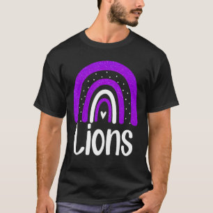 Camiseta Masa de leones escolares arcoiris espíritu deporti
